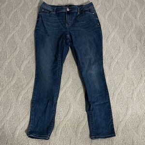 Simply Vera Dark Blue Straight Leg Jeans